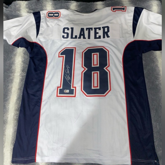 RSA Other - Mathew Slater custom signed full size patriots RSA jersey